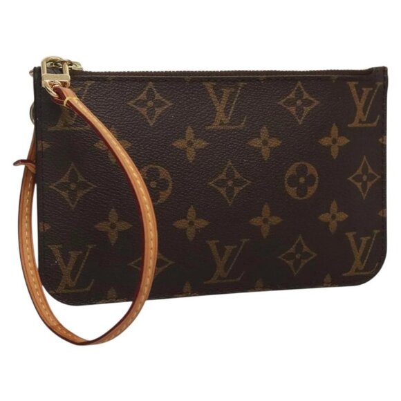 LOUIS VUITTON Monogram Neverfull PM Pouch LV Auth 138752 - Picture 1 of 16